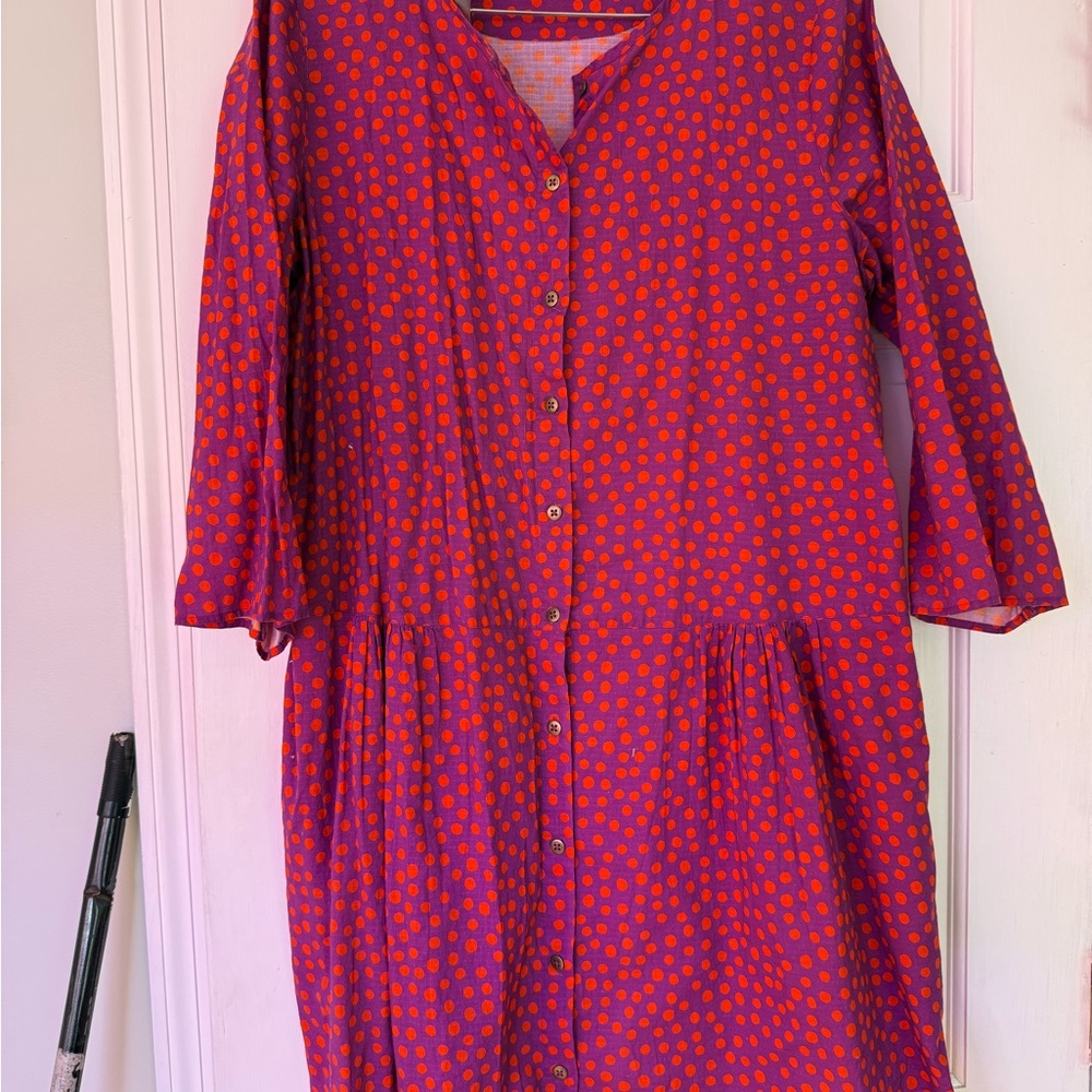 Gudrun Sjoden Dress - Red and Purple large